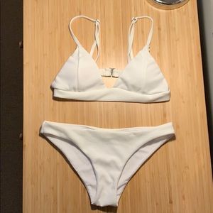 NWOT White Two-Piece Bikini